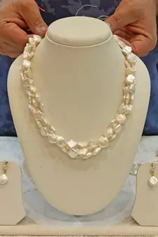Multicolor pearl necklace-sets