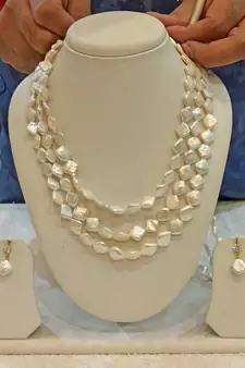 Multicolor pearl necklace-sets