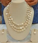 Multicolor pearl necklace-sets