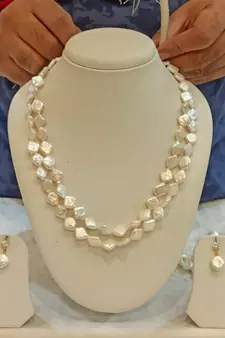 Multicolor pearl necklace-sets