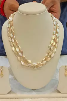 Multicolor pearl necklace-sets