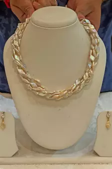 Multicolor pearl necklace-sets