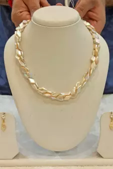 Multicolor pearl necklace-sets