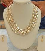 Multicolor pearl necklace-sets