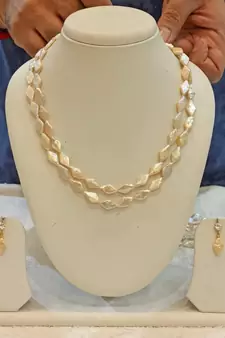 Multicolor pearl necklace-sets