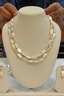 Multicolor pearl necklace-sets