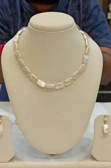 Multicolor pearl necklace-sets