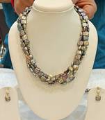 Multicolor pearl necklace-sets