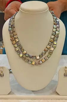 Multicolor pearl necklace-sets