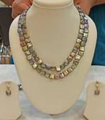 Multicolor pearl necklace-sets