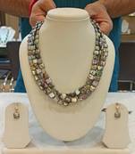 Multicolor pearl necklace-sets