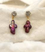 Multicolor pearl earrings