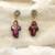 Multicolor pearl earrings