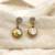 Multicolor pearl earrings