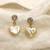Multicolor pearl earrings