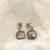 Multicolor pearl earrings