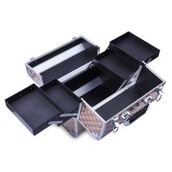 NFI essentials Cosmetic Box Makeup Bag Vanity Kit Travel Organiser Big Box 3