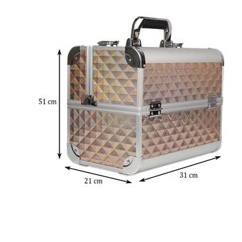 NFI essentials Cosmetic Box Makeup Bag Vanity Kit Travel Organiser Big Box 5
