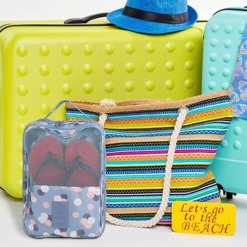 NFI essentials Travel Shoe Bags Multipurpose Portable Travelling Shoe Holder Storage Bag Footwear Organiser 1
