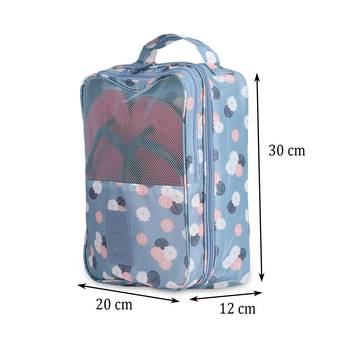 NFI essentials Travel Shoe Bags Multipurpose Portable Travelling Shoe Holder Storage Bag Footwear Organiser 5