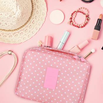 NFI essentials Multifunctional Cosmetic Bag with Hook for Travel, Make up Organiser Storage, Cosmetic Pouch 2