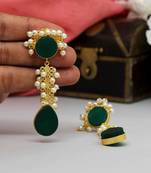 Green danglers-drops