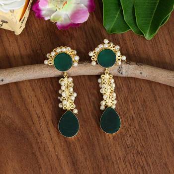Green danglers-drops 2