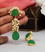 Green danglers-drops