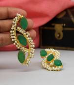 Green danglers-drops