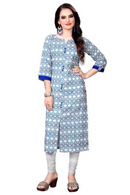 Fashionfricks Latest Multicolor Digital printed Kurti 1