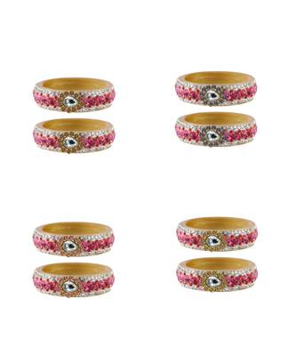 Multi Stone Stud Brass Bangle with very extra size 1