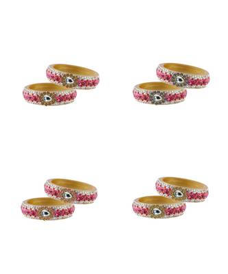 Multi Stone Stud Brass Bangle with very extra size 2