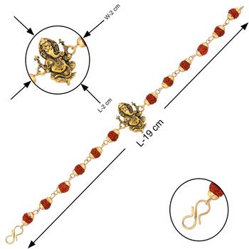 Bracelet  Rudraksh "Ganeshji" For Mens And Boys 4