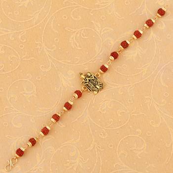 Bracelet  Rudraksh "Radha Krishna " For Mens And Boys 1