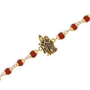 Bracelet  Rudraksh "Radha Krishna " For Mens And Boys 2