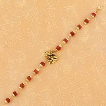 Bracelet  Rudraksh "Ganpati Ji" For Mens And Boys 1