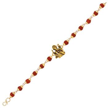 Bracelet  Rudraksh "Ganpati Ji" For Mens And Boys 3