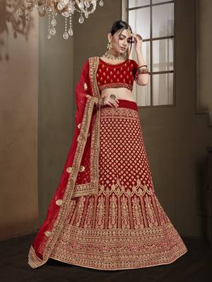 Exclusive Heavy Bridal Hand Work  TOUCH UP LEHNGA 1