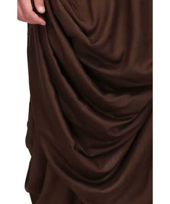 Chocolate brown Rayon printed stitched   mens kurta 4