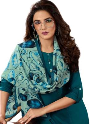 Blue embroidered rayon ethnic-kurtis 2