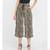 Black Animal Print Pant