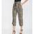 Black Animal Print Pant