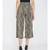 Black Animal Print Pant