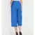 Solid Cobalt Blue Linen Blend Pant