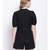 Charcoal Black Women's Linen Blend Playsuit