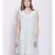 Oxolloxo Fetching solid fresh mint Sarah lace nightwear Dress