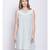 Oxolloxo Fetching solid fresh mint Sarah lace nightwear Dress