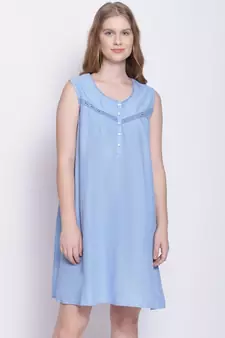 oxolloxo gleam glimmer indigo blue nightwear Dress