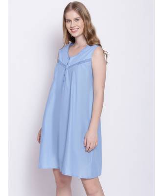 oxolloxo gleam glimmer indigo blue nightwear Dress 3