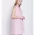 Sweet Galce Salmon pink lace design nightwear Dress